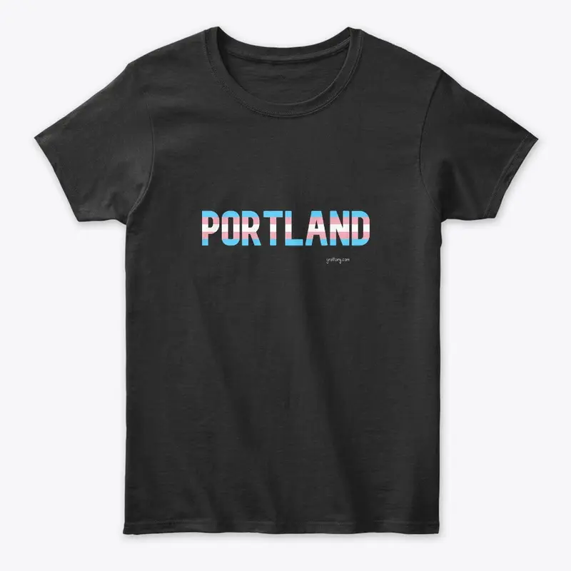 Portland Pride Transgender Flag Bling