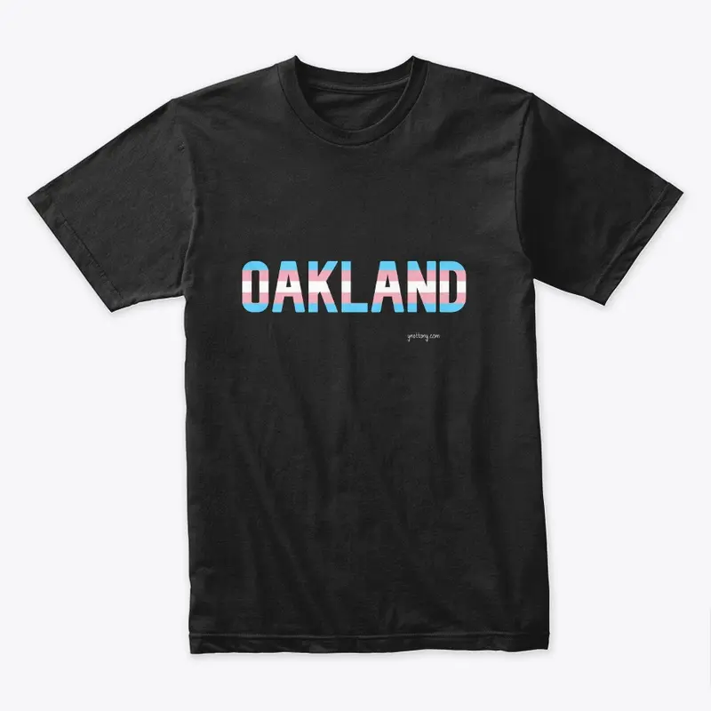 Oakland Pride Transgender Flag Bling