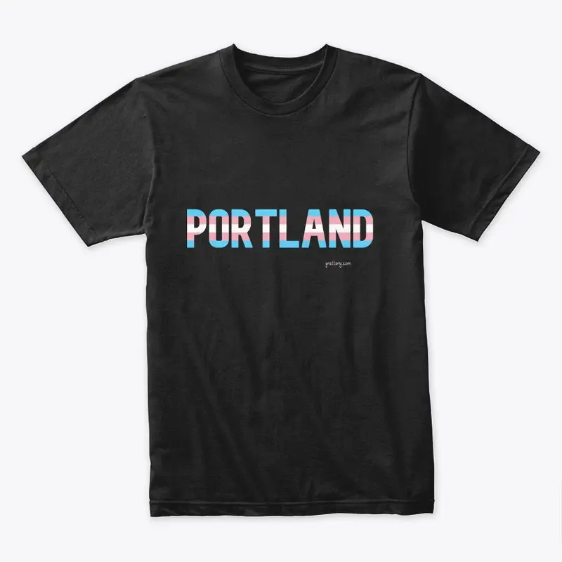 Portland Pride Transgender Flag Bling