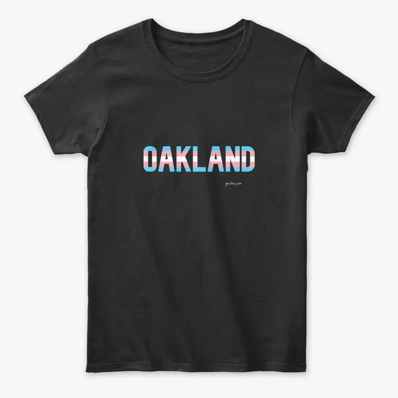 Oakland Pride Transgender Flag Bling