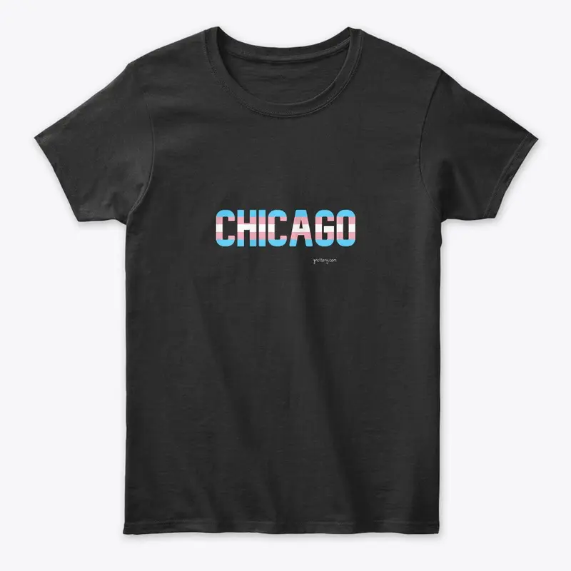 Chicago Pride Transgender Flag Bling