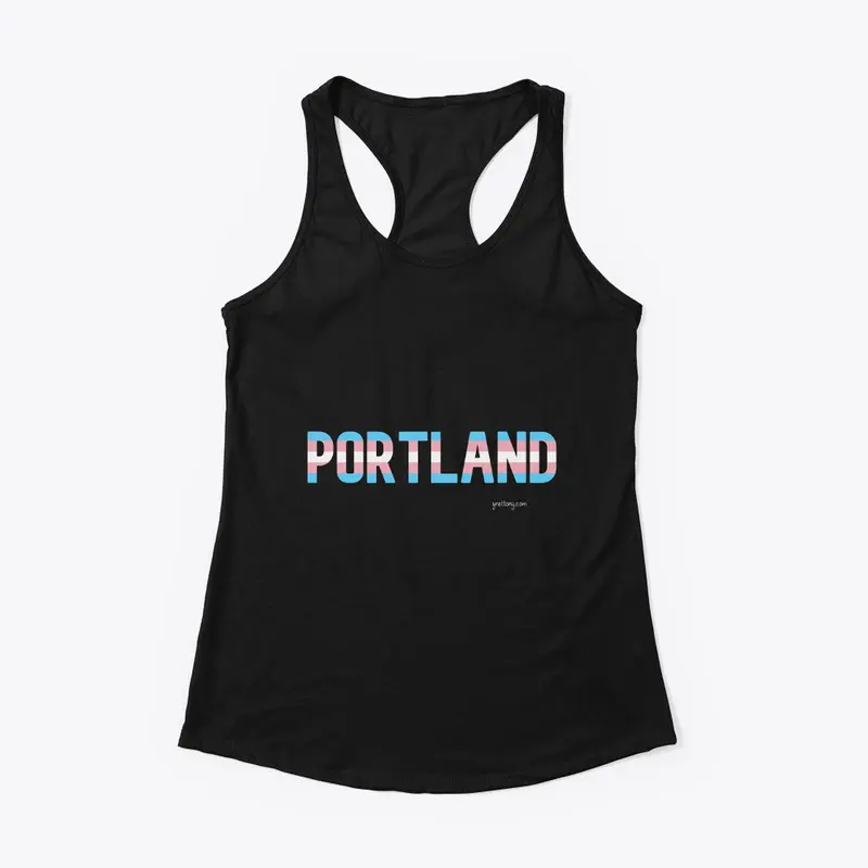 Portland Pride Transgender Flag Bling